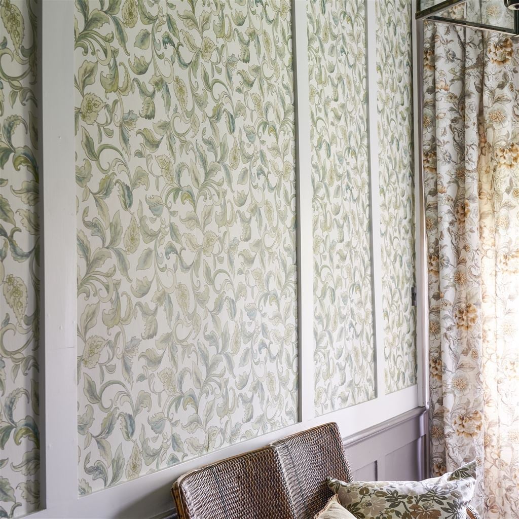 Piccadilly Park Tapet — Designers Guild i miljö