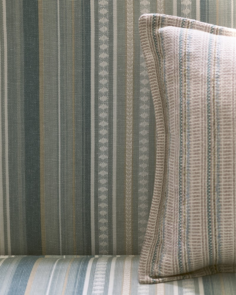 Pico Stripe miljöbild — Jane Churchill tyg