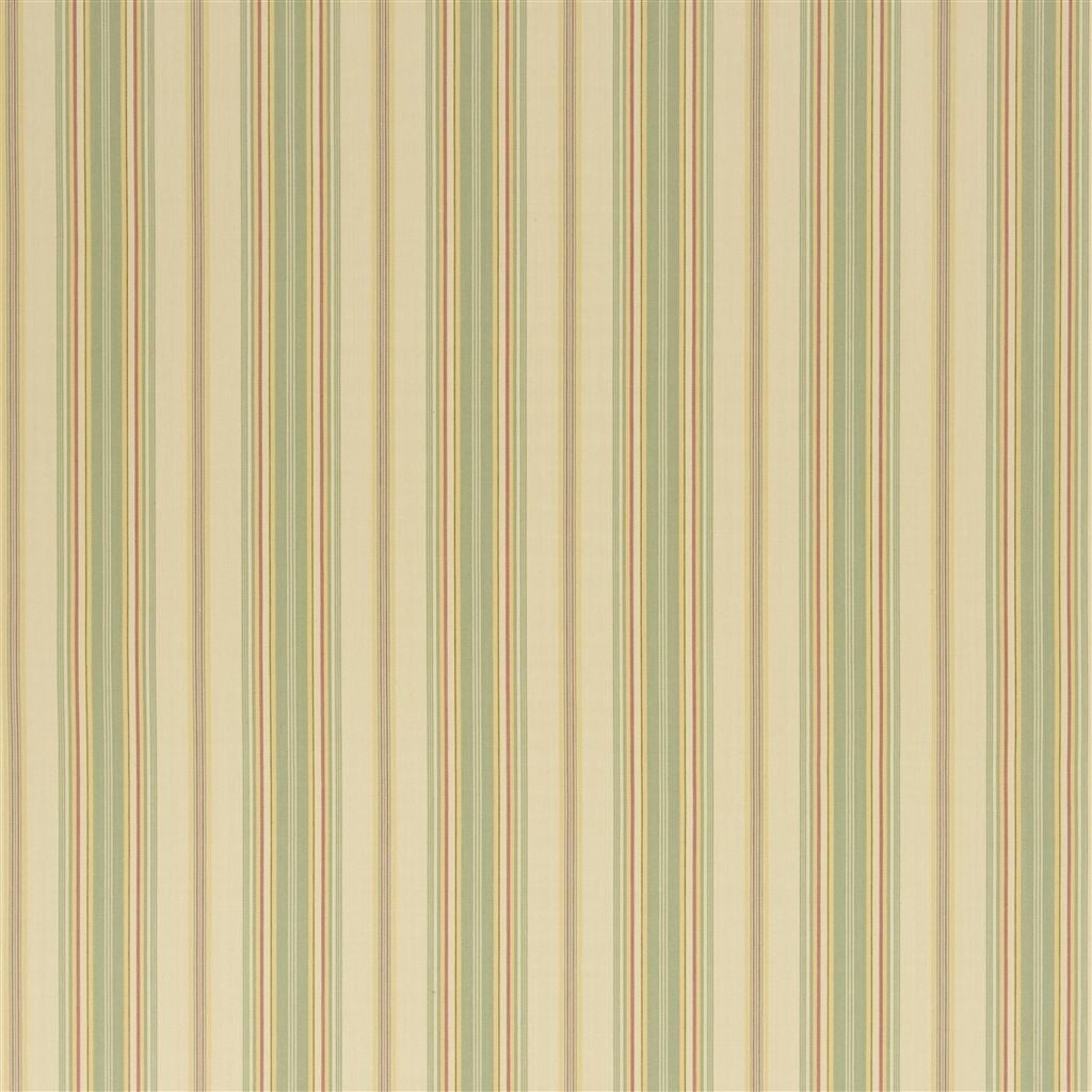 Pondview Ticking Stripe  Creamsicle — Ralph Lauren Home tyg