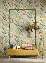 Pre d’Ete Nacre room setting — Pierre Frey wallpaper
