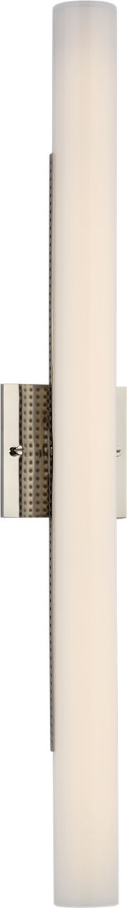 Precision 28" Vägglampa — Kelly Wearstler for Visual Comfort & Co. — Polished Nickel with White Glass