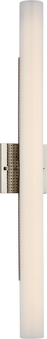 Precision 28" Vägglampa — Kelly Wearstler for Visual Comfort & Co. — Polished Nickel with White Glass