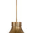 Antique-Burnished Brass with White Glass
