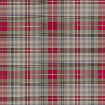Abelard Plaid Tygprov Vintage Red Fabric