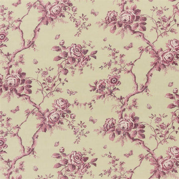 Ashfield Floral Voile Tygprov Vintage Wine