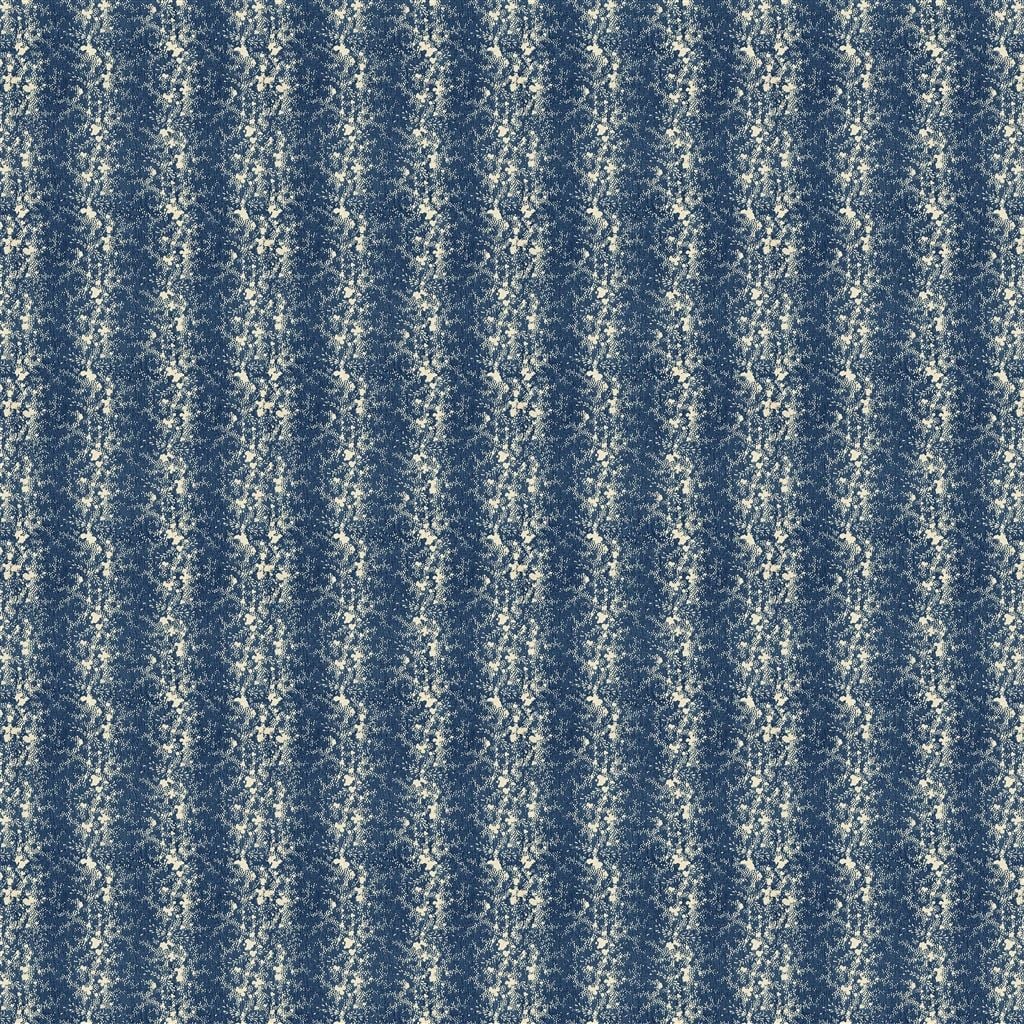 Barnacle Stripe Tygprov Dark Blue