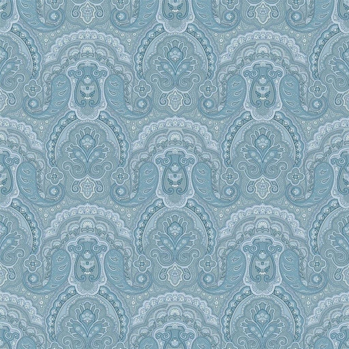 Crayford Paisley Tapet prov Light Blue