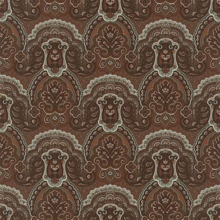 Crayford Paisley Tapet prov Tobacco