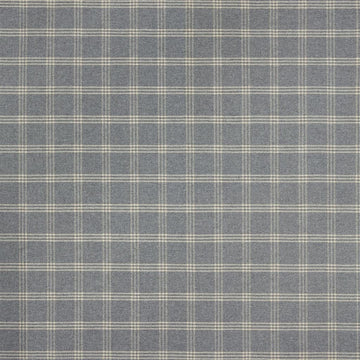 Dickens Wool Check Tygprov Smoke