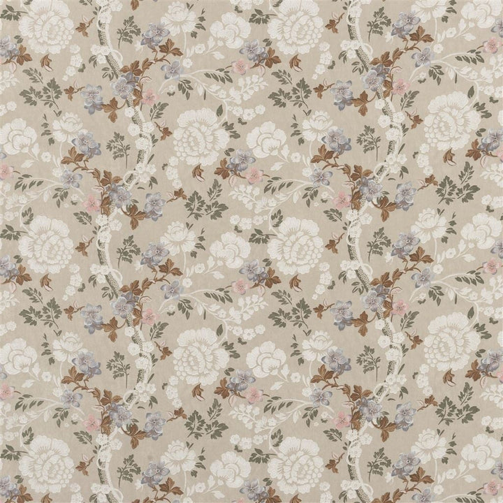 Eagle House Damask Tygprov Limestone