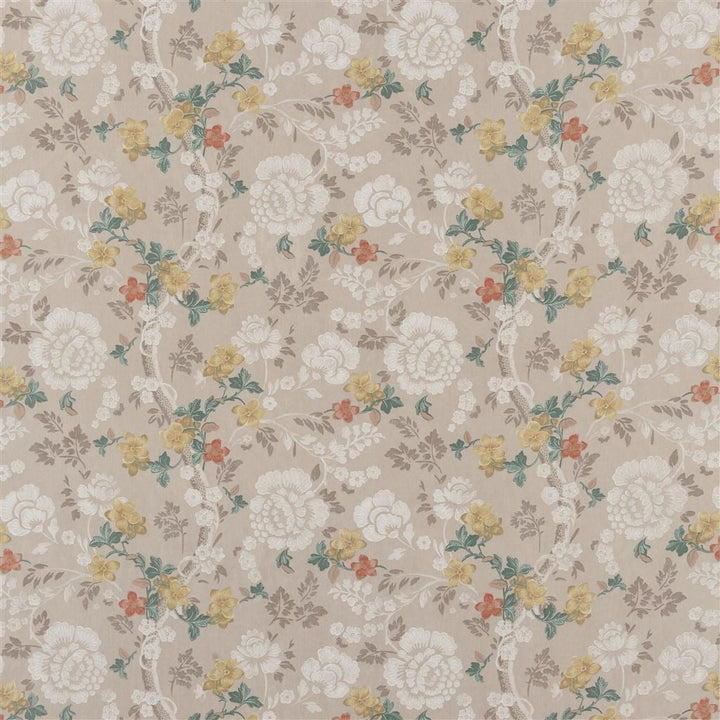 Eagle House Damask Tygprov Vintage Rose