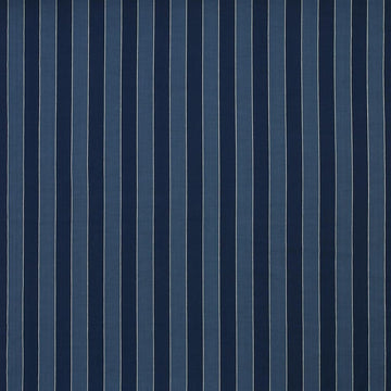 Featherbed Stripe Tygprov Indigo Fabric