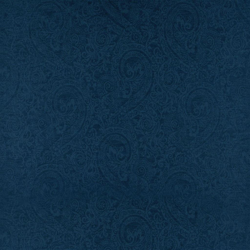 Florence Linen Damask Tygprov Storm