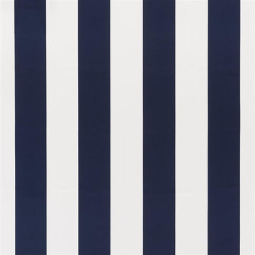 Gaston Stripe Tygprov Blue Fabric