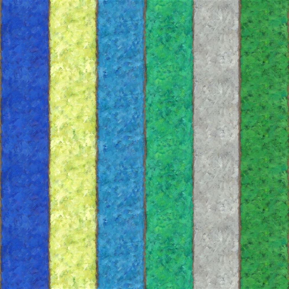 Gesso Stripe Tapetprov Cobalt