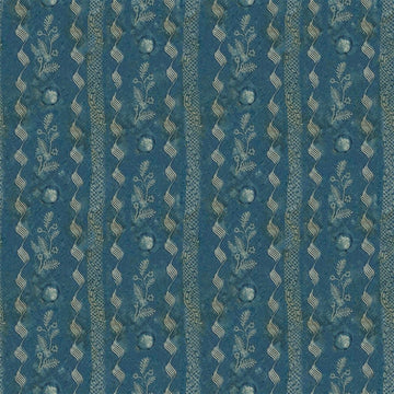 Indigo Floral Tygprov Indigo