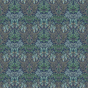Karakusa Velvet Tapetprov Midnight