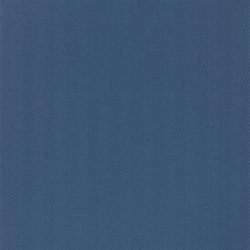 Koa Chevron Tapetprov Cobalt