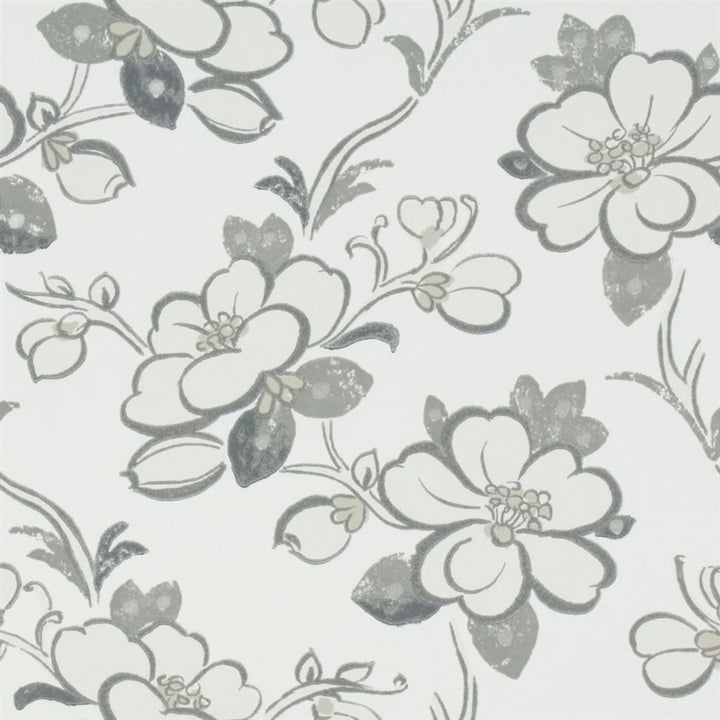 Lotus Flower Tapetprov Slate