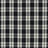 Mill Pond Check Tyg prov Black / Cream