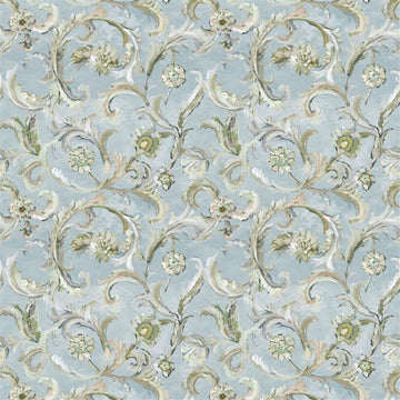 Myrtle Damask Tygprov Celadon