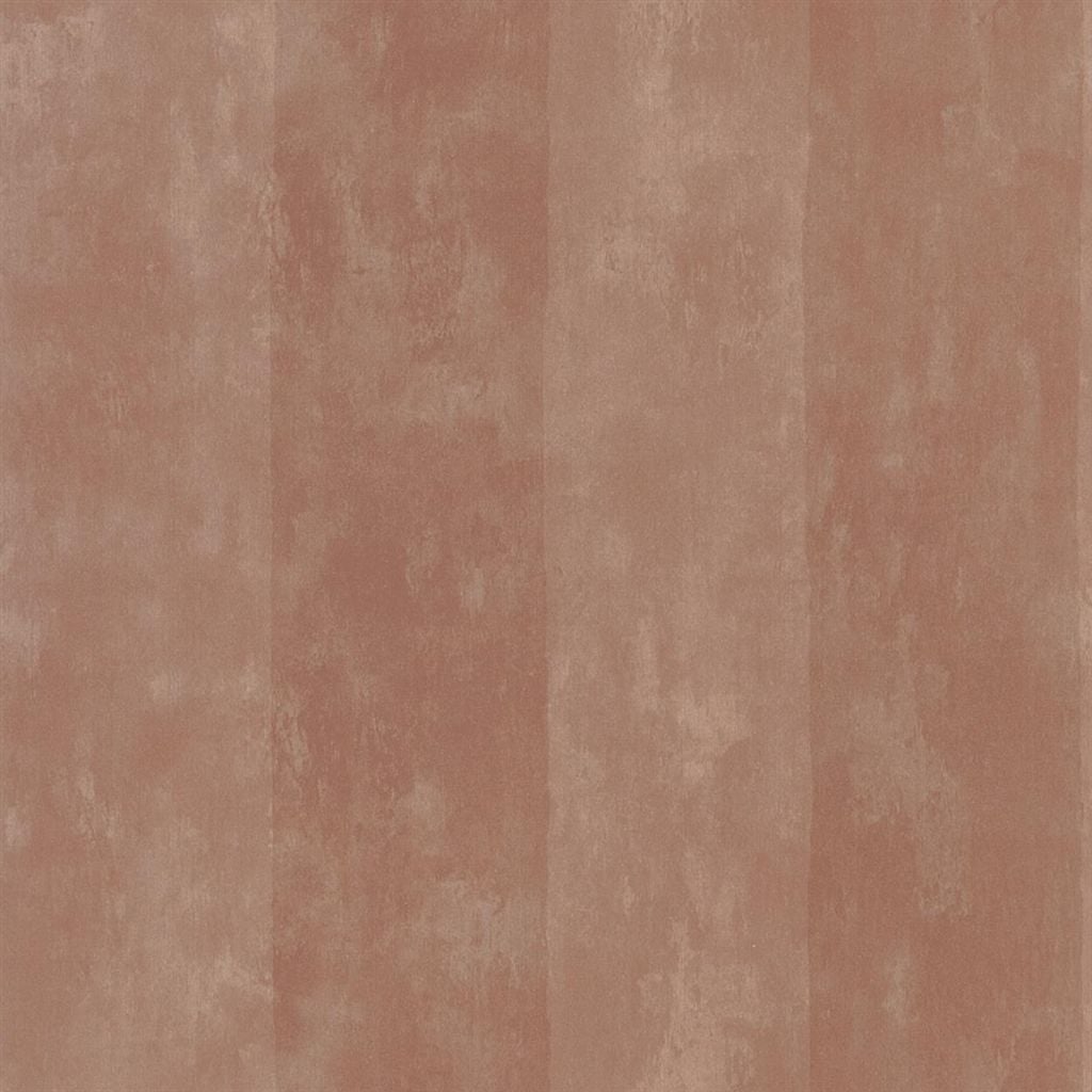 Parchment Stripe Tapet prov Burnished Copper