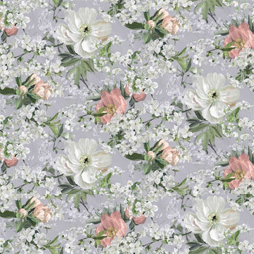 Peony Blossom Tapetprov Platinum