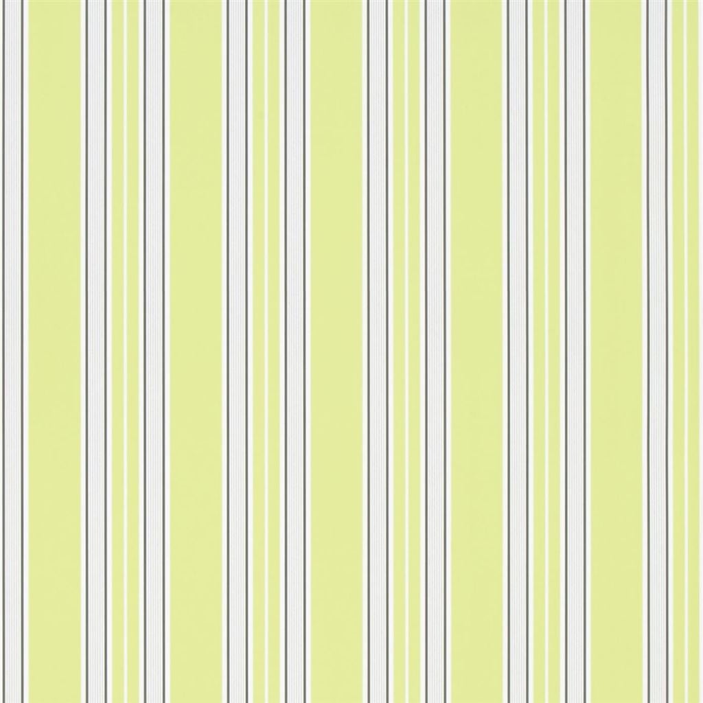 Pinstripe Tapet prov Lime
