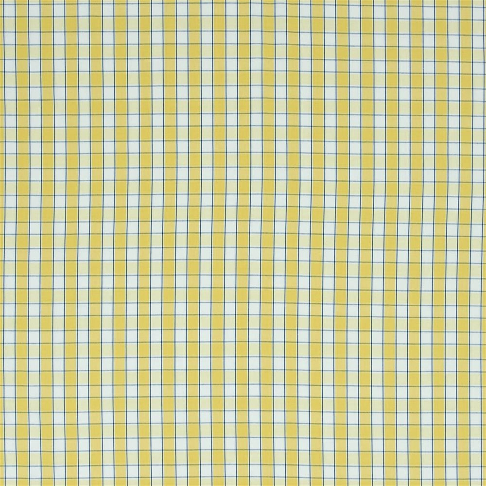 Saybrook Check Tygprov Yellow