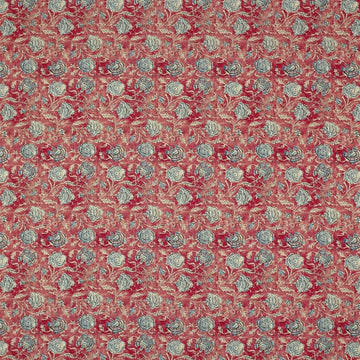 Shell Beach Batik Tygprov Scarlet