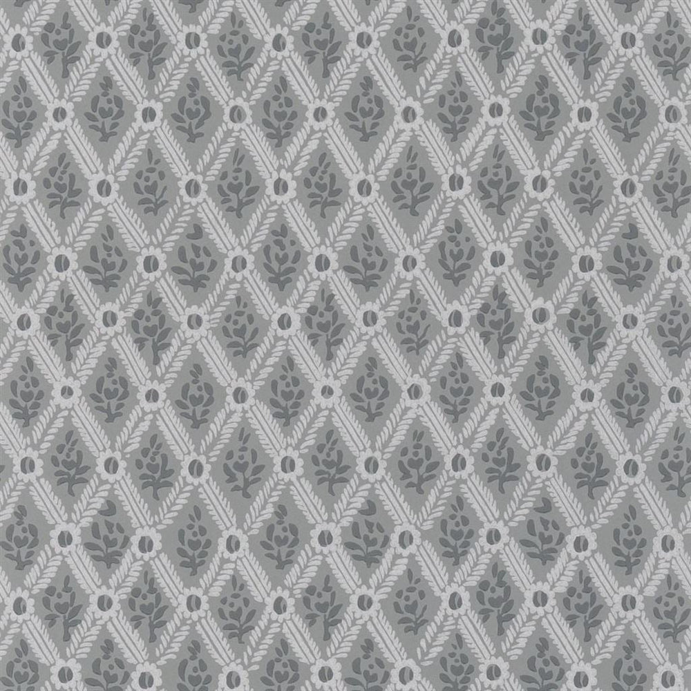 St John Street Trellis Tapetprov Slate
