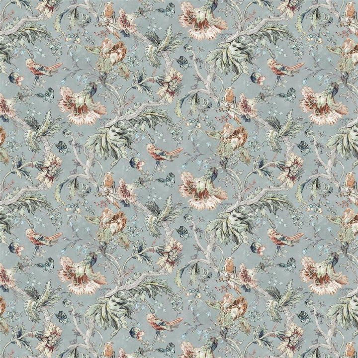 Suffolk Garden Tygprov Chalk Blue