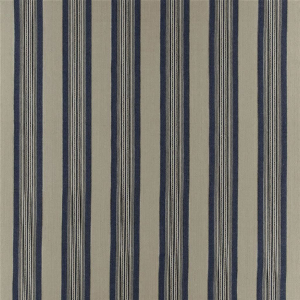 Tack House Stripe Tygprov Indigo
