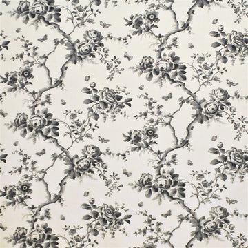 Vintage Ashfield Floral Tygprov Etching