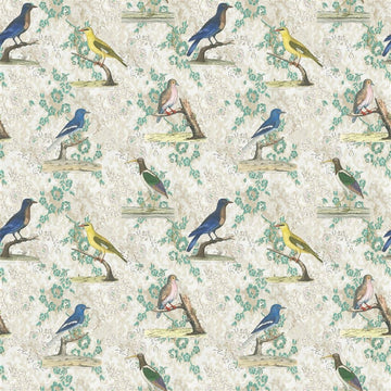 Wallpaper Birds Tygprov Parchment