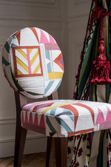 Pueblos room setting — Pierre Frey fabric