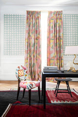 Pueblos room setting — Pierre Frey fabric