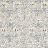 Pure Honeysuckle & Tulip Sheer Wide Width Soft Blue/Linen — Morris & Co tyg