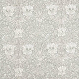 Pure Honeysuckle & Tulip Wide Width Tygprov — Morris & Co Soft Mint/Grey