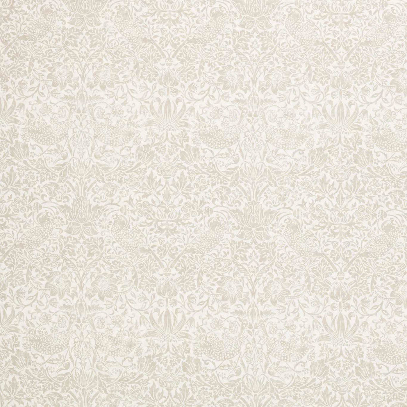Pure Strawberry Thief Sheer Wide Width Linen — Morris & Co tyg