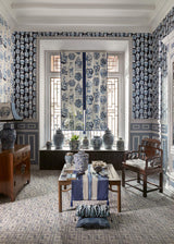 Qinghua Petit room setting — Pierre Frey wallpaper