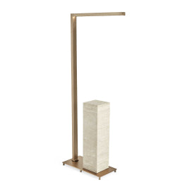 Illume Drink Stand - Travertine/Brass - undefined
