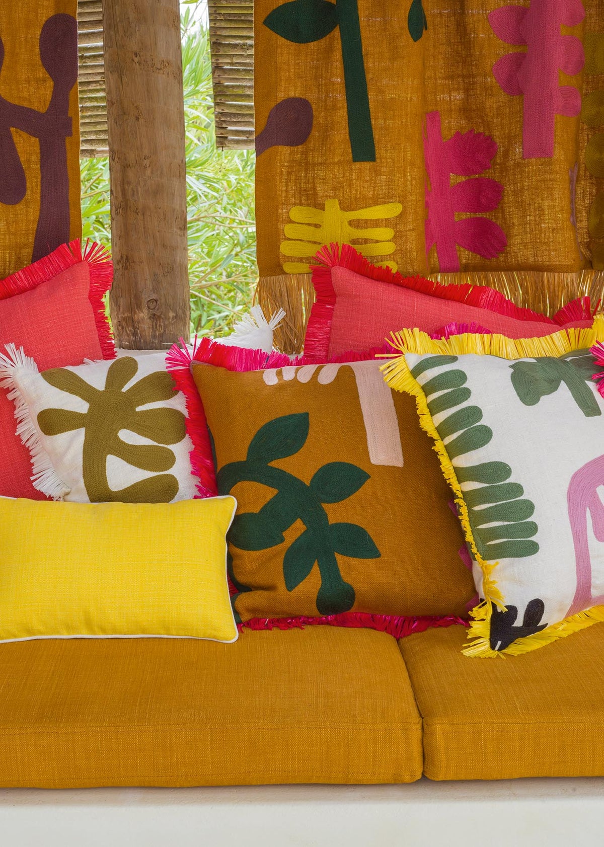 Rangiroa room setting — Pierre Frey fabric