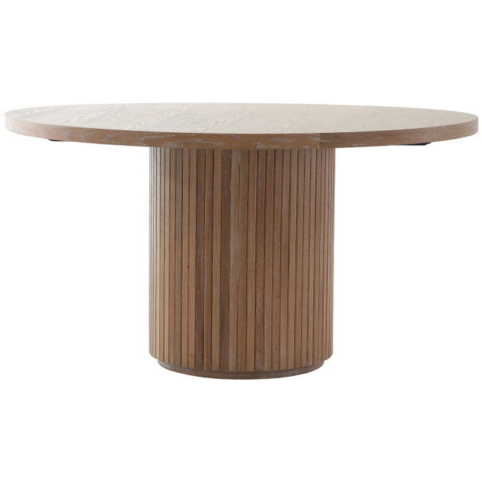 Reeded ek runt matbord
