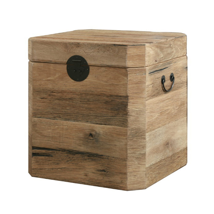 Reclaimed Oak Bedside Trunk - Keiichi