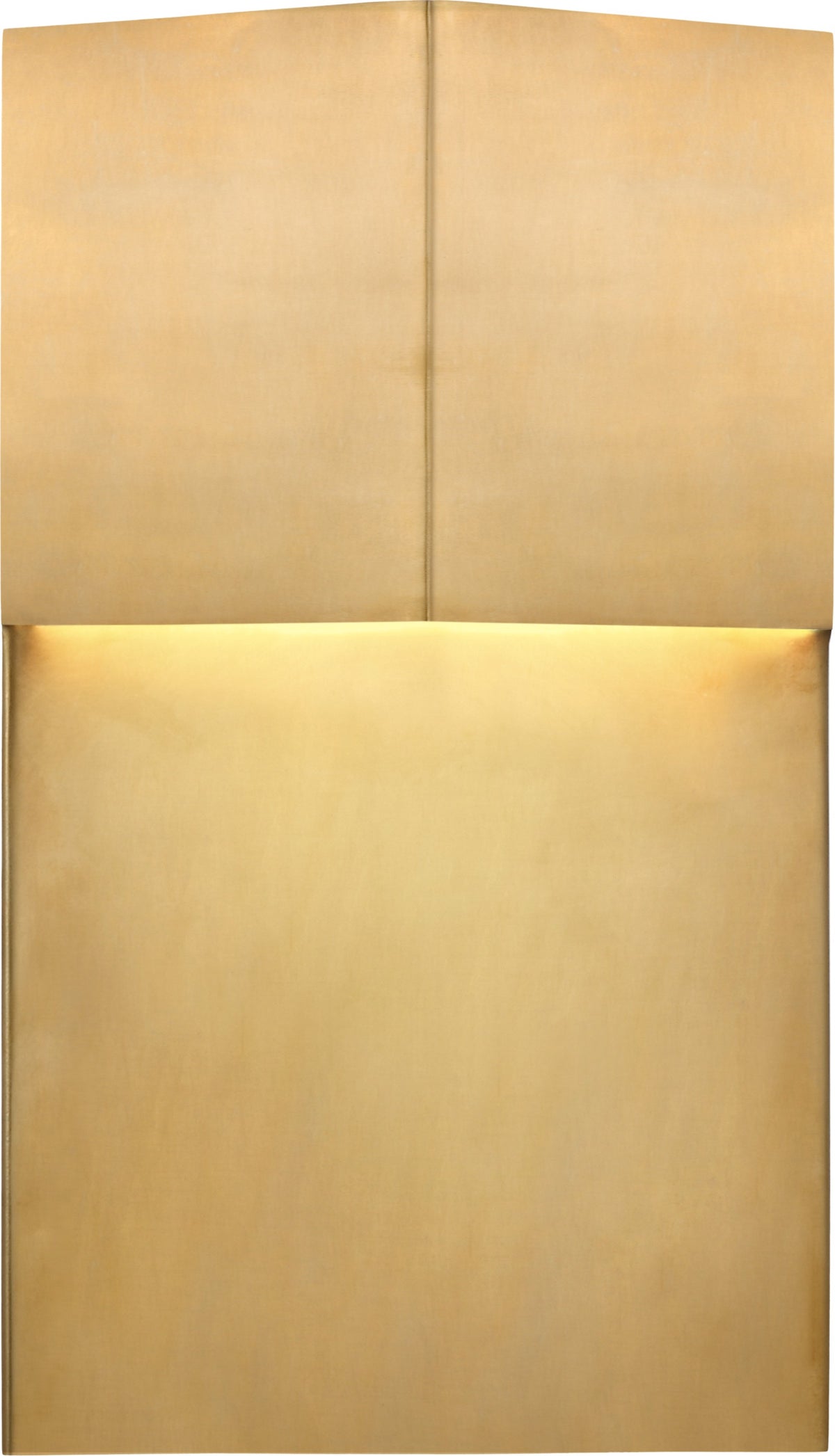 Rega 12" Wide Utomhuslampa — Kelly Wearstler for Visual Comfort & Co. — Antique-Burnished Brass