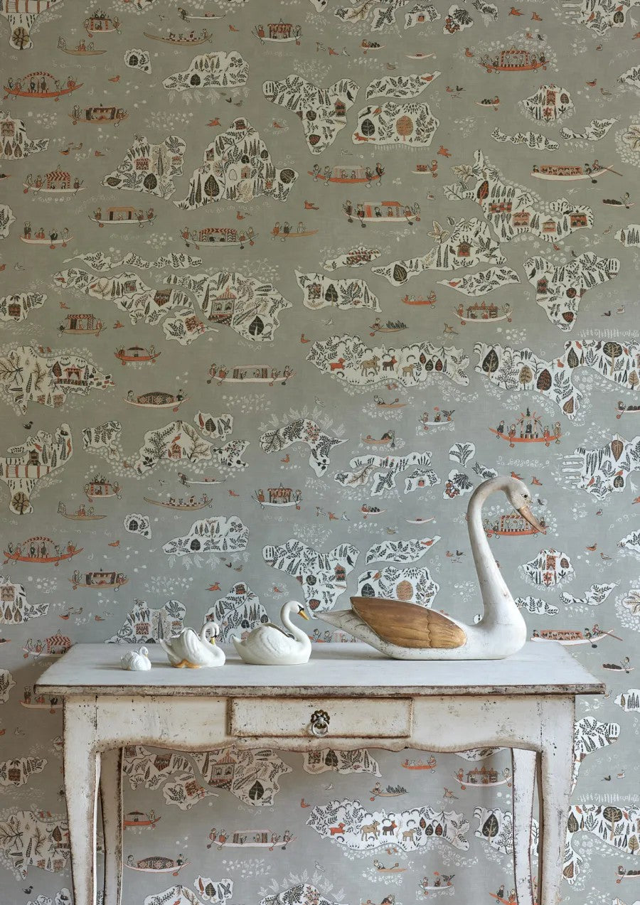Regatta Satsuma Soot — Lewis & Wood tapet