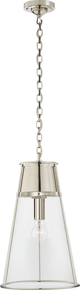 Robinson Takpendel Large — Thomas O'Brien for Visual Comfort & Co. — Polished Nickel with Clear Glass