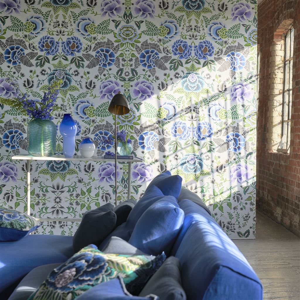 Rose de Damas Tapet — Designers Guild i miljö