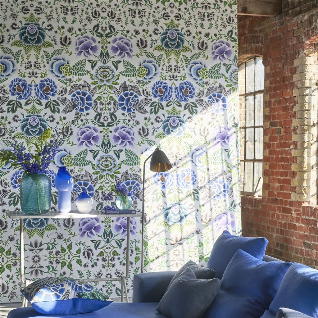 Rose de Damas Tapet — Designers Guild i miljö